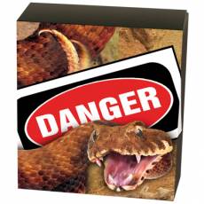 Silbermünze 1 oz Deadly & Dangerous Todesotter Proof 2016