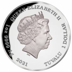 Silbermünze 1 oz Deadly & Dangerous Stachelrochen Proof 2021