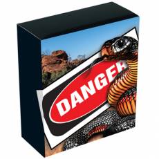 Silbermünze 1 oz Deadly & Dangerous Rotbauchschwarzotter Proof 2022