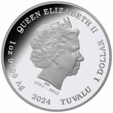 Silbermünze 1 oz Deadly & Dangerous Bluebottle Proof 2024