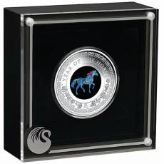 1 oz Silbermünze Australien Opal-Serie Lunar Pferd 2026