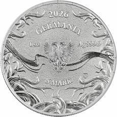 1 Unze Silber Norns Skuld Germania Mint 5 Mark 2026