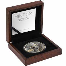 2 oz Silber Büste Nefertiti - Nofretete Kintsugi Art 2026