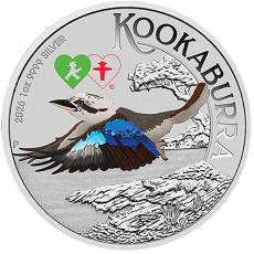 1 Unze Silbermünze Austral. Kookaburra WMF Berlin Blister 2026