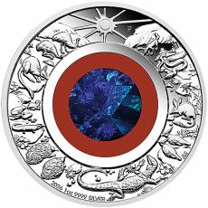 Silbermünze 1 oz Wonders of Australia Opal - The Outback polierte Platte 2026