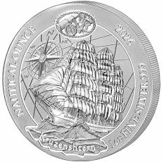 1 Unze Silbermünze Ruanda Nautical Ounce Serie - Kruzenshtern 2026