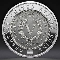 Silbermünze 2 oz Greatest USA Coins 1913 Liberty Head Nickel