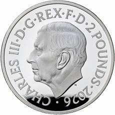 Silbermünze 1 oz The Lion and the Eagle Polierte Platte 2026