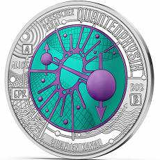 Silbermünze 25 Euro Niob Quantenphysik Österreich 2026