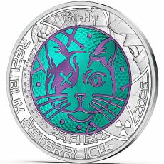 Silbermünze 25 Euro Niob Quantenphysik Österreich 2026