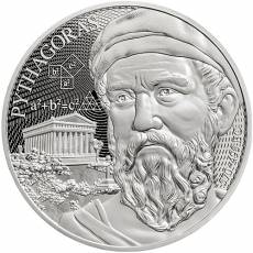 Silbermünze 1 oz Pythagoras – Science Explained Proof 2025