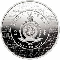 Silbermünze 1 oz Isaac Newton – Science Explained Proof 2025