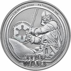 1 Unze Silbermünze Star Wars Darth Vader Niue 2026