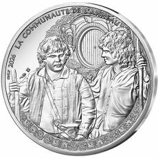 Silbermünze 10 Euro Herr der Ringe(TM) Frodo(TM) und Sam(TM) verlassen das Auenland 2026
