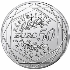 Silbermünze 50 Euro Herr der Ringe(TM) Aragorn(TM) und Minas Tirith 2026