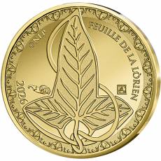 Goldmünze 100 Euro Herr der Ringe(TM) Das Blatt von Lórien(TM) 2026
