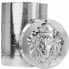 100 gramm Silver Round Scottsdale Lion Stacker