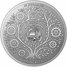 Silbermünzen 3 x 1 oz Mechanical Forest Collection Proof silver 2026