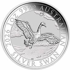 1 Unze Silbermünze Australien Schwan 2026