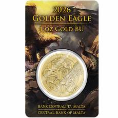 1 Unze Gold Golden Eagle Malta 100 Euro Germania Mint 2026