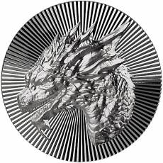 1 oz Silver Round Scottsdale Dragon Stacker