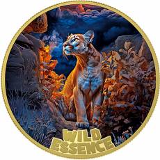 Silbermünzen 3 x 1 oz Wild Essence - Mammal Collection II Proof gilded 2026