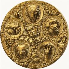 Gold 1-2 oz Big Five Asia Completer Coin P. De Greef 2026
