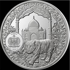 Silbermünze 3 oz FULL SCULPTURE 3D Taj Mahal 2026