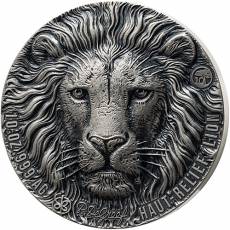 Silbermünze 10 oz Big Five Asia Lion Haut Relief P. De Greef 2026
