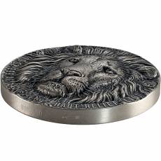 Silbermünze 10 oz Big Five Asia Lion Haut Relief P. De Greef 2026