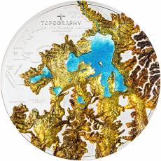 Silbermünze 1 kg Topography Yellowstone 2026