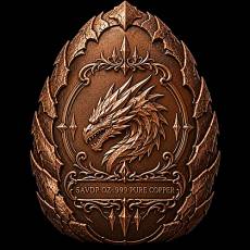 5 oz Feinkupfer ICE DRAGON High Relief 2026