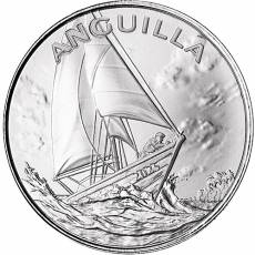 Silbermünze 1 oz Eastern Caribbean Anguilla Regatta 2025