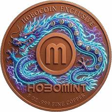 5 oz Feinkupfer ICE DRAGON High Relief UV Effekt 2026