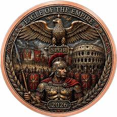 Kupfer Round 1 oz Rome Ancient Empires High Relief 2026