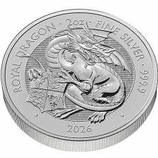 2 Unzen Silber Tudor Beasts Royal Dragon 2026