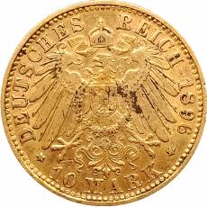 10 Reichsmark Gold Otto König von Bayern 1896