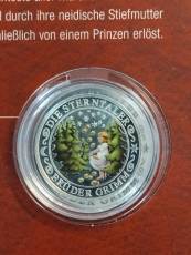 Silber Round 10 x Deutsche Märchen Proof im Sammelalbum