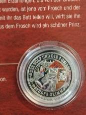 Silber Round 10 x Deutsche Märchen Proof im Sammelalbum