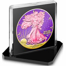 Silbermünze 1 Unze American Silver Eagle Royal Amethyst Precious 2026