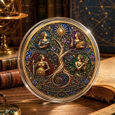 Kupfer Round 10 oz From Life Comes the Future 3D farbig 2026