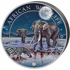 Silbermünze 1 kg Somalia Elefant Giant Moon 2026