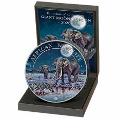 Silbermünze 1 kg Somalia Elefant Giant Moon 2026