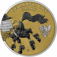 2 x 1 Unze Silber Germania Beasts Sleipnir Geminus Limited Edition 2026