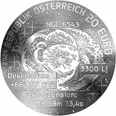 Silbermünze 20 Euro Faszination Universum Katzenaugennebel 2026