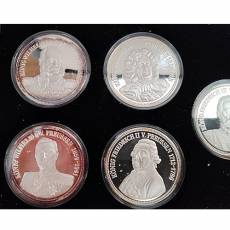 9 x 19,5 gramm Silber Die Könige von Preußen Proof