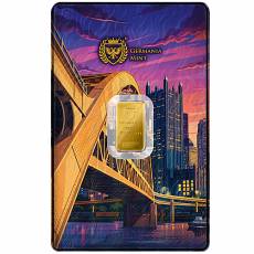 1 gramm Germania Mint Goldbarren - ANA Pittsburgh Spezial Edition