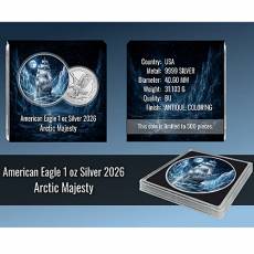 1 oz American Silver Eagle Masters of the Seas Arctic Majesty 2026