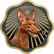 2 Unzen Silber Malta Malteser Pharaoh Hund - Maltese Pharaoh Hound High Relief 2026
