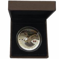 Silbermünze 1 oz Peregrine Falcon Bull an Bär Investment Collection 2014